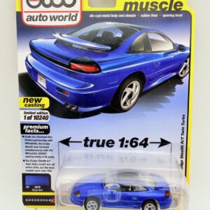 AUTO WORLD 1:64 DODGE STEALTH R/T TWIN TURBO AZUL