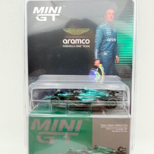 MINI GT 1:64 ASTON MARTIN FERNANDO ALONSO con daño