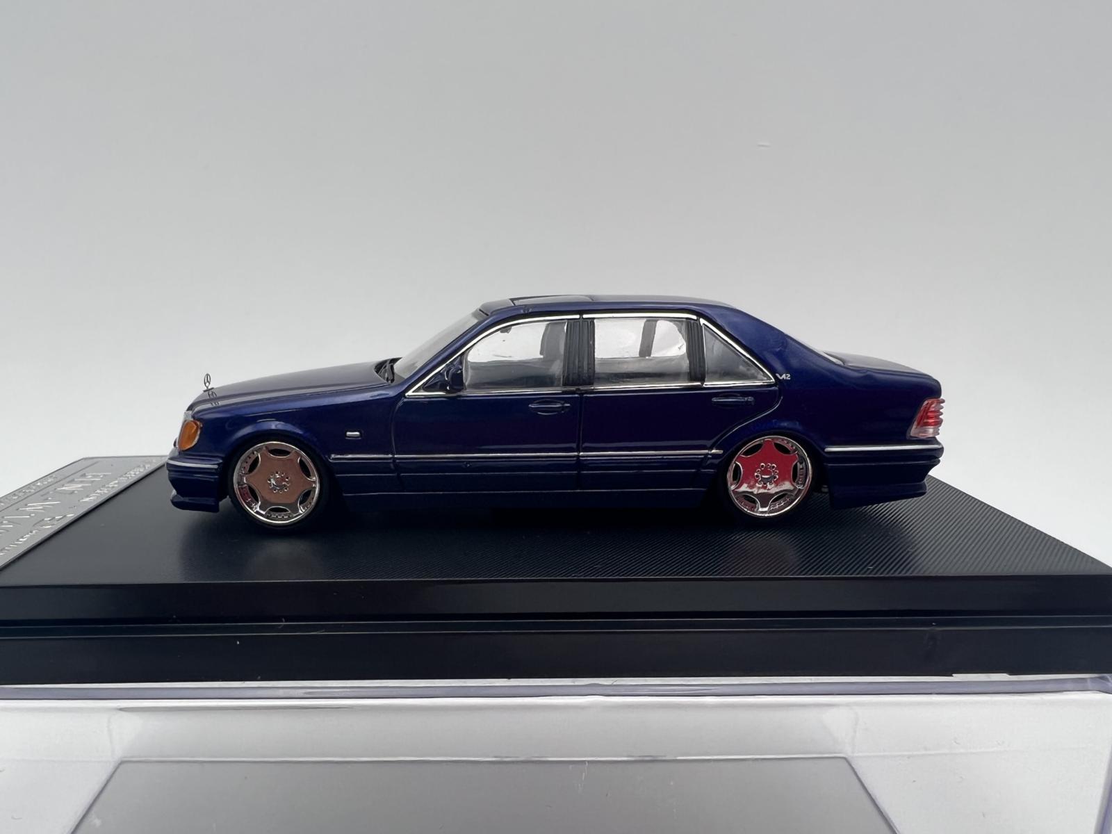 STREET WEAPON 1:64 MERCEDES BENZ W140 AZUL | AG TOY CARS