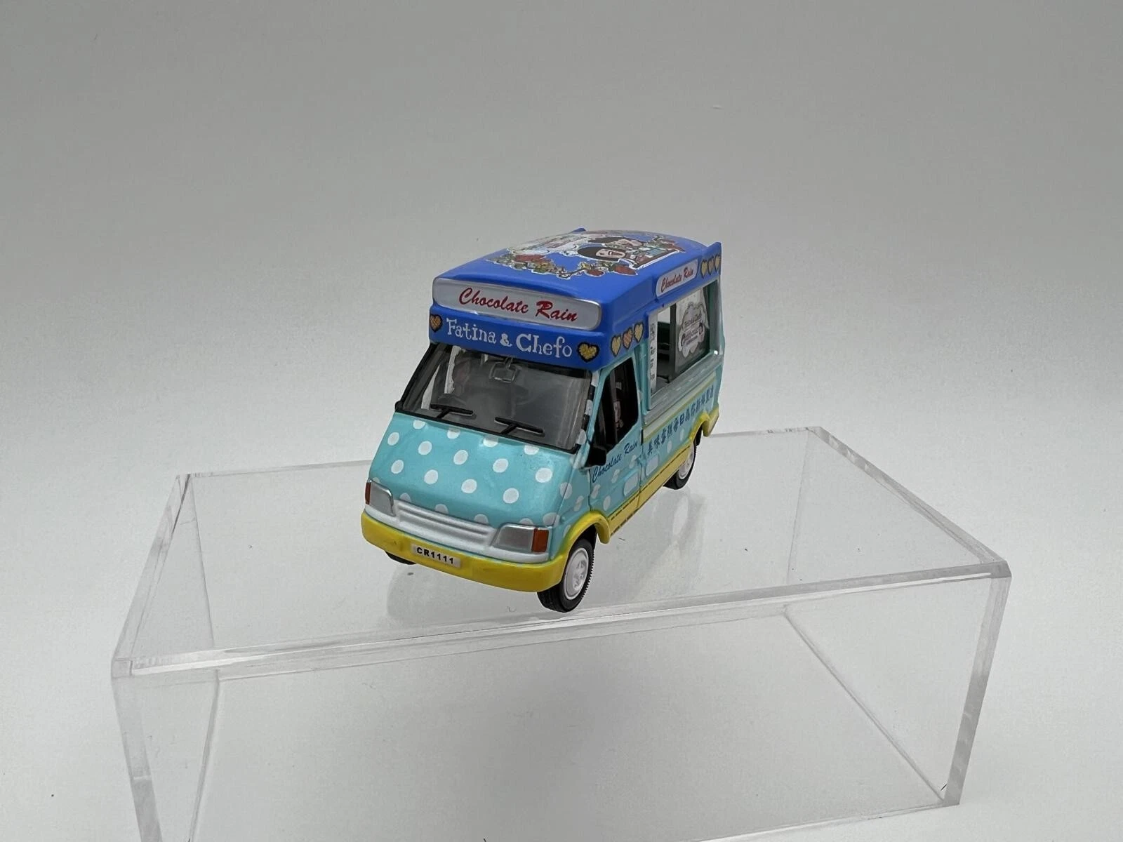 TINY 1:64 CHOCOLATE RAIN ICE CREAM VAN - Image 2
