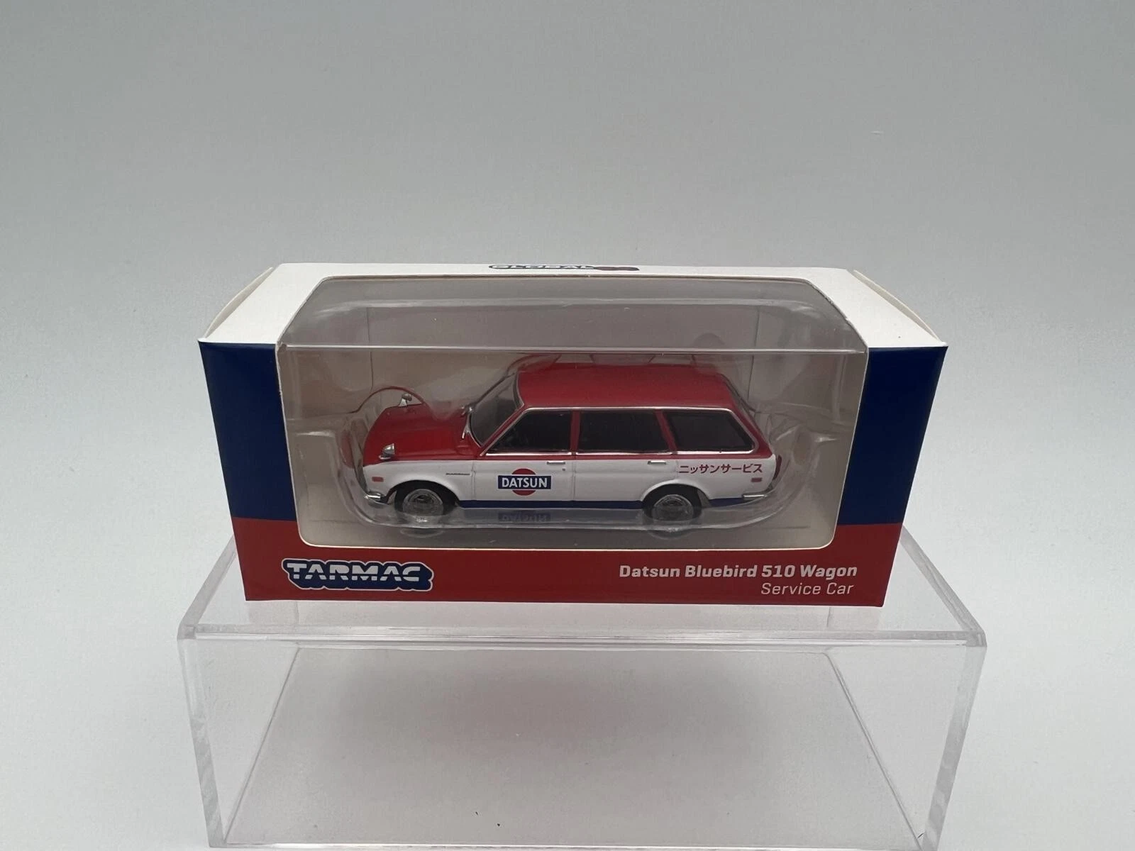TARMAC WORKS 1:64 DATSUN BLUEBIRD 510 WAGON SERVICE CAR