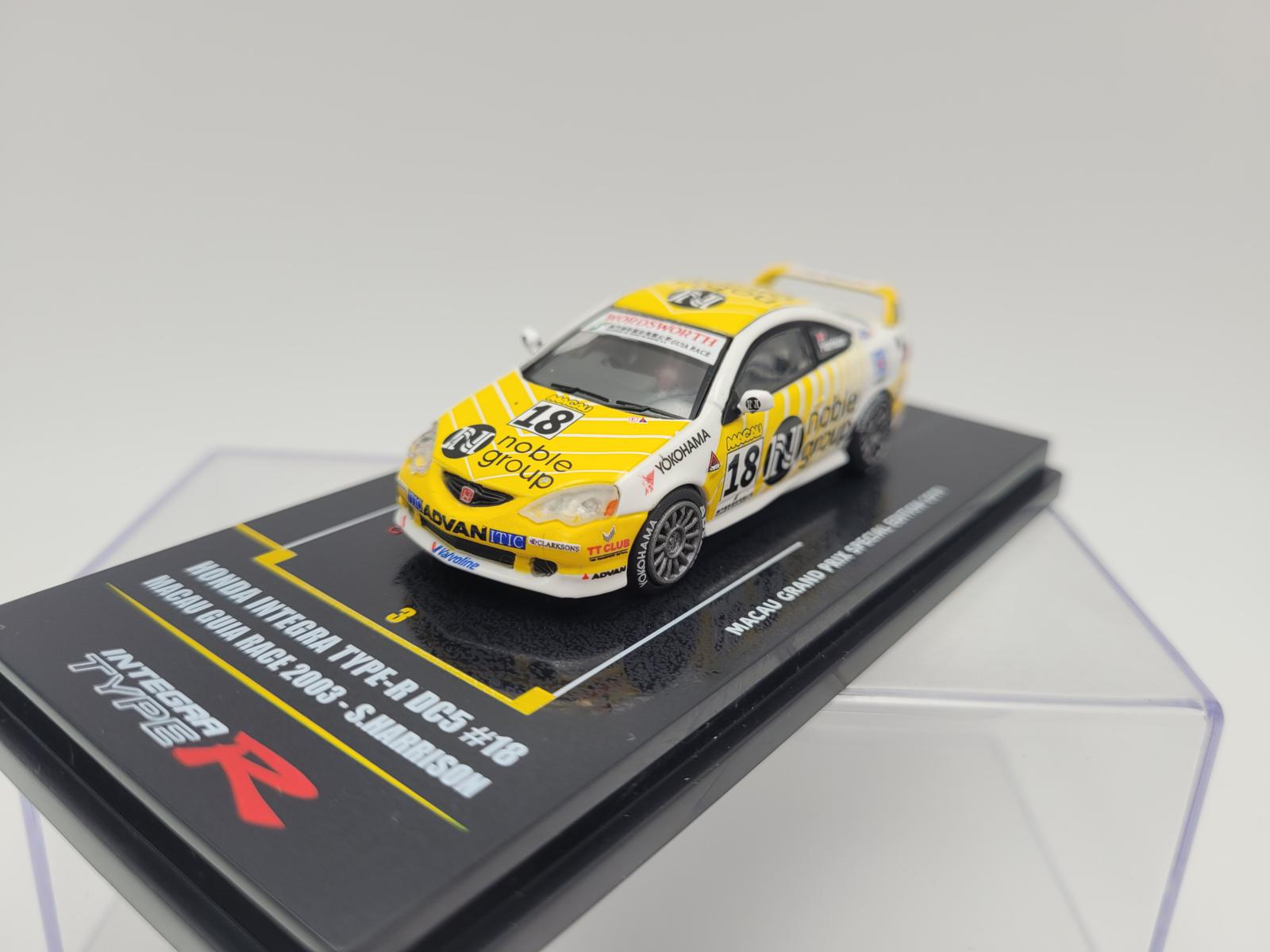 INNO MODELS 1:64 HONDA INTEGRA TYPE-R DC5 #18 SIN CAJA - AG TOY CARS