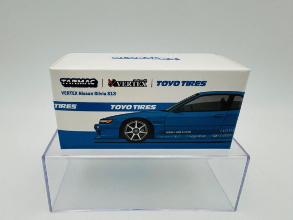 TARMAC WORKS 1:64 VERTEX SILVIA S13 BLUE METALLIC - Imagen 4