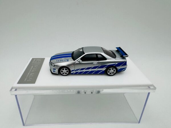 COOL ART 1:64 GT R R34 PAUL FIGURINE SILVER - Imagen 3