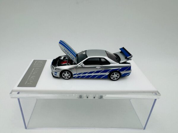 COOL ART 1:64 GT R R34 PAUL FIGURINE SILVER - Imagen 6