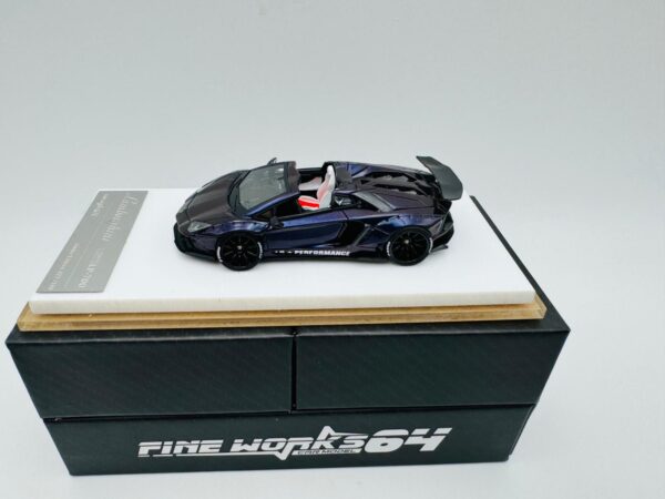 FINE WORKS64 1:64 LAMBORGHINI LP700 PURPLE