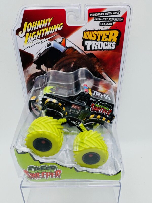 JOHNNY LIGHTNING 1:64 MONSTER TRUCKS CREER SWEEPER