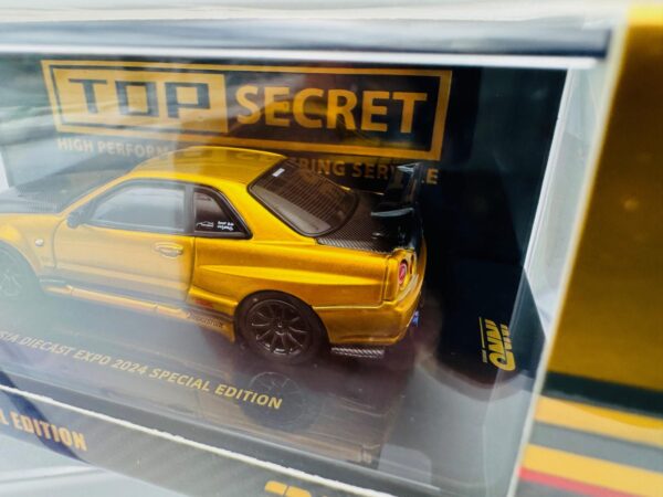 INNO MODELS 1:64 NISSAN SKYLINE GTR TOP SECRET TOKYO AUTO SALON 2024 - Image 3