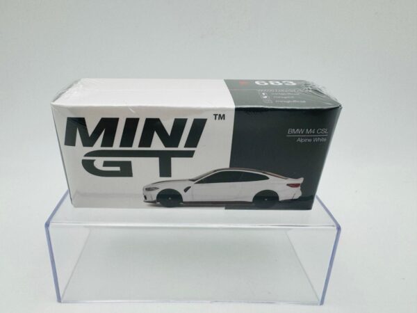 MINI GT 1:64 BMW M4 CSL ALPINE WHITE