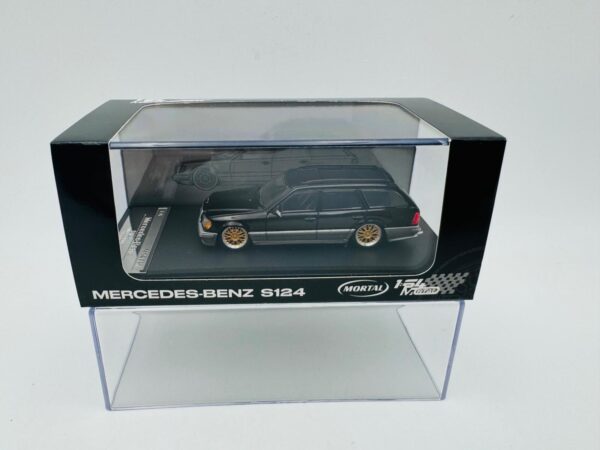 MORTAL 1:64 MERCEDES BENZ S124 CROCK BLACK