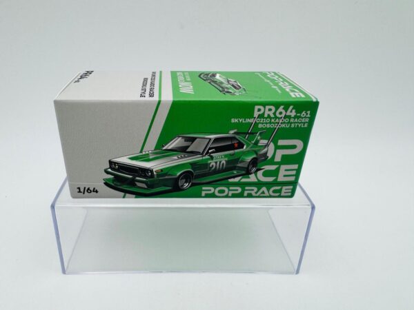 POP RACE 1:64 SKYLINE C210 KAIDO RACER BOSOZOKU STYLE - Imagen 4