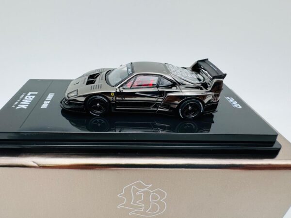 INNO MODELS 1:64 FERRARI LBWK F40 CHROME BLACK - Imagen 3