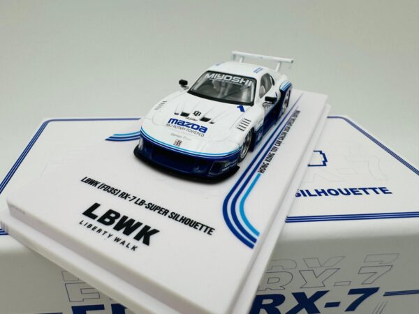 INNO MODELS 1:64 MAZDA LBWK RX7 LB-SUPER SILHOUETTE HK TOY CAR SALON 2024 - Imagen 2