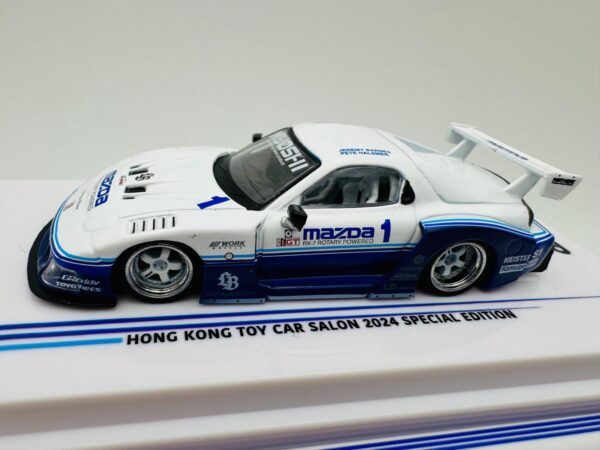 INNO MODELS 1:64 MAZDA LBWK RX7 LB-SUPER SILHOUETTE HK TOY CAR SALON 2024 - Imagen 4