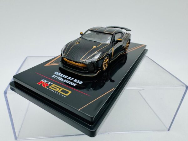 INNO MODELS 1:64 NISSAN GT-R50 BY ITALDESIGN BLACK - Image 2