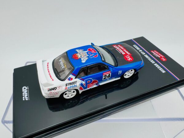 INNO MODELS 1:64 NISSAN SKYLINE GTR R32 SINGAPORE DIECAST EXPO X IAM 2024 - Imagen 5