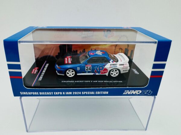 INNO MODELS 1:64 NISSAN SKYLINE GTR R32 SINGAPORE DIECAST EXPO X IAM 2024