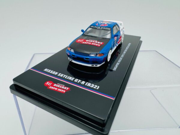 INNO MODELS 1:64 NISSAN SKYLINE GTR R32 SINGAPORE DIECAST EXPO X IAM 2024 - Imagen 2