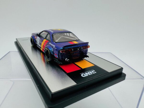 INNO MODELS 1:64 NISSAN SILVIA S14 ROCKET BUNNY BOSS MAGIC PURPLE - Imagen 4