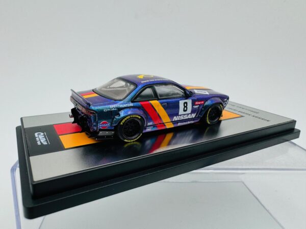 INNO MODELS 1:64 NISSAN SILVIA S14 ROCKET BUNNY BOSS MAGIC PURPLE - Imagen 5