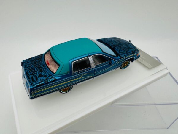 GOC 1:64 CADILLAC FLEETWOOD BLUE - Imagen 5