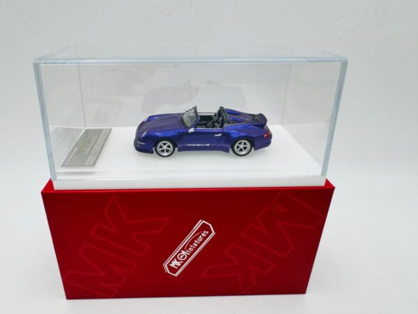 MK 1:64 PORSCHE GUNTHER WERKS 993 CONVERTIBLE  METALLIC PURPLE