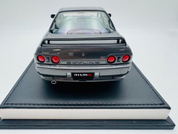 MOTORHELIX 1:18 NISSAN GTR R32 CUSTOMIZED VERSION GUN GREY 117/199 UNITS - Image 6