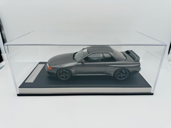 MOTORHELIX 1:18 NISSAN GTR R32 CUSTOMIZED VERSION GUN GREY 117/199 UNITS - Image 2