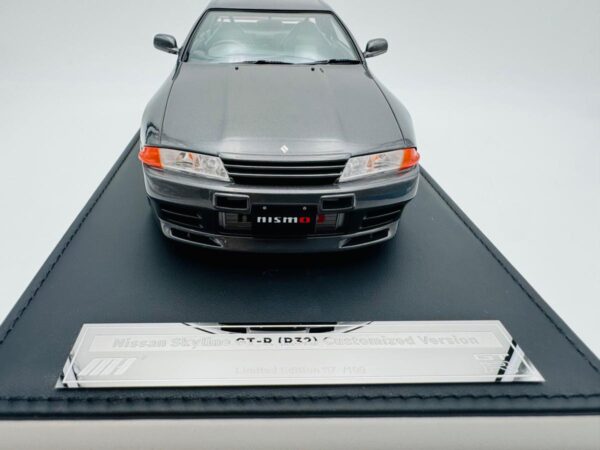 MOTORHELIX 1:18 NISSAN GTR R32 CUSTOMIZED VERSION GUN GREY 117/199 UNITS - Image 3