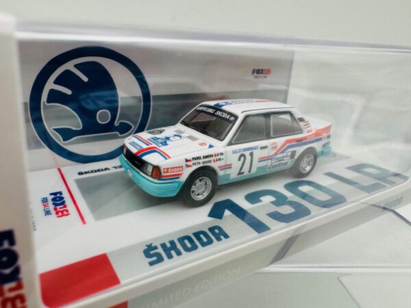 FOX64 1:64 SKODA 130 LR Nº21 RALLY BOHEMIA 1988 – Bild 2