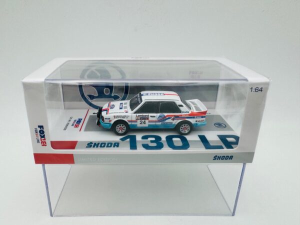 FOX64 1:64 SKODA 130 LR Nº24 RALLY RAC 1986