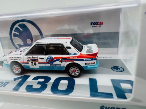 FOX64 1:64 SKODA 130 LR Nº24 RALLY RAC 1986 – Image 3