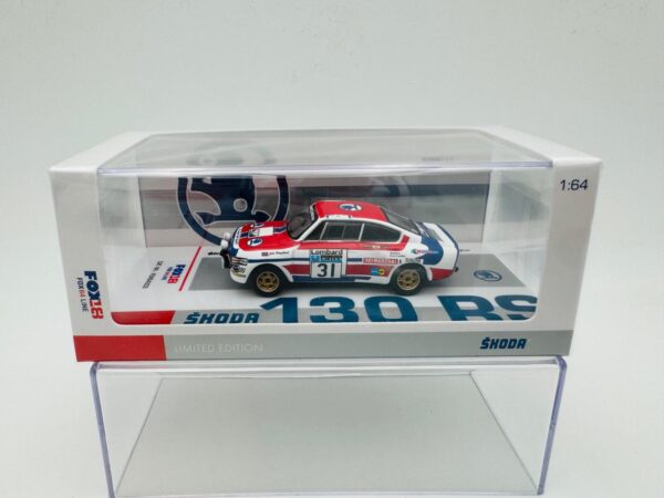 FOX64 1:64 SKODA 130 RS Nº31 RALLY RAC 1976