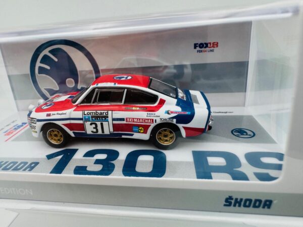 FOX64 1:64 SKODA 130 RS Nº31 RALLY RAC 1976 – Bild 3