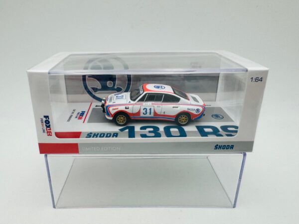 FOX64 1:64 SKODA 130 RS  Nº31 RALLY ACROPOLIS 1979