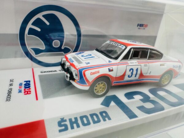 FOX64 1:64 SKODA 130 RS  Nº31 RALLY ACROPOLIS 1979 – Image 2