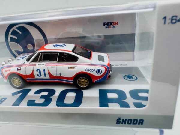 FOX64 1:64 SKODA 130 RS  Nº31 RALLY ACROPOLIS 1979 - Image 3