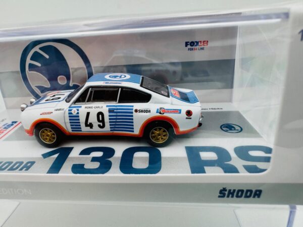 FOX64 1:64 SKODA 130 RS  Nº49 RALLY MONTE CARLO 1977 – Image 3