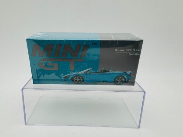 MINI GT 1:64 MCLAREN 750S SPIDER BELIZE BLUE