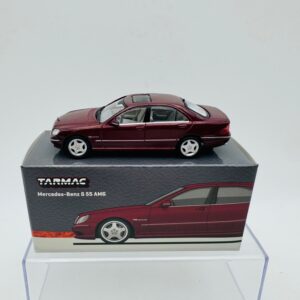 TARMAC WORKS 1:64 MERCEDES BENZ S 55 AMG BORDEAUS RED METALLIC