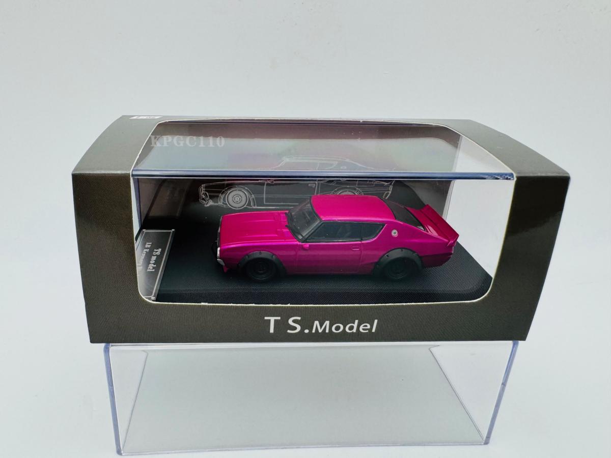 TS 1:64 NISSAN SKYLINE GTR2 ROSE RED