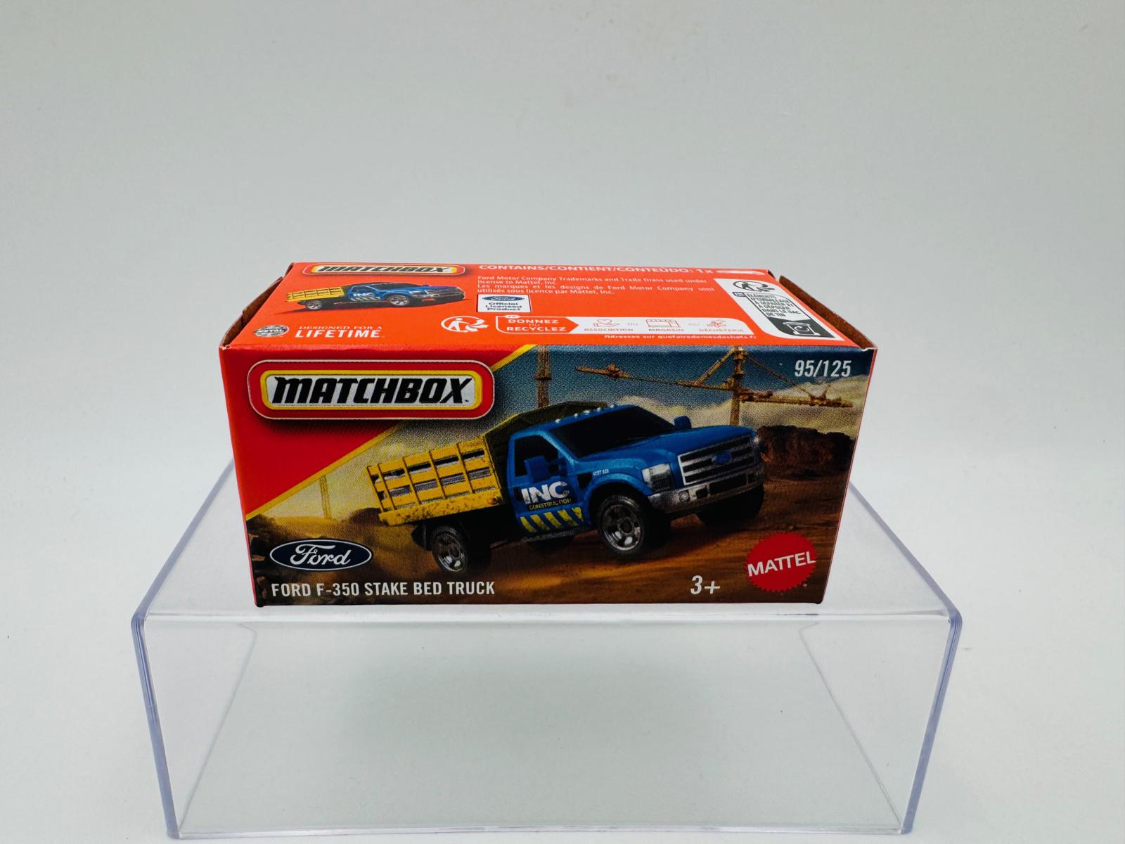 MATCHBOX 1:64 FORD F350 STAKE BED TRUCK