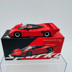 SPARK 1:64 PORSCHE DAUER 962 LE MANS RED