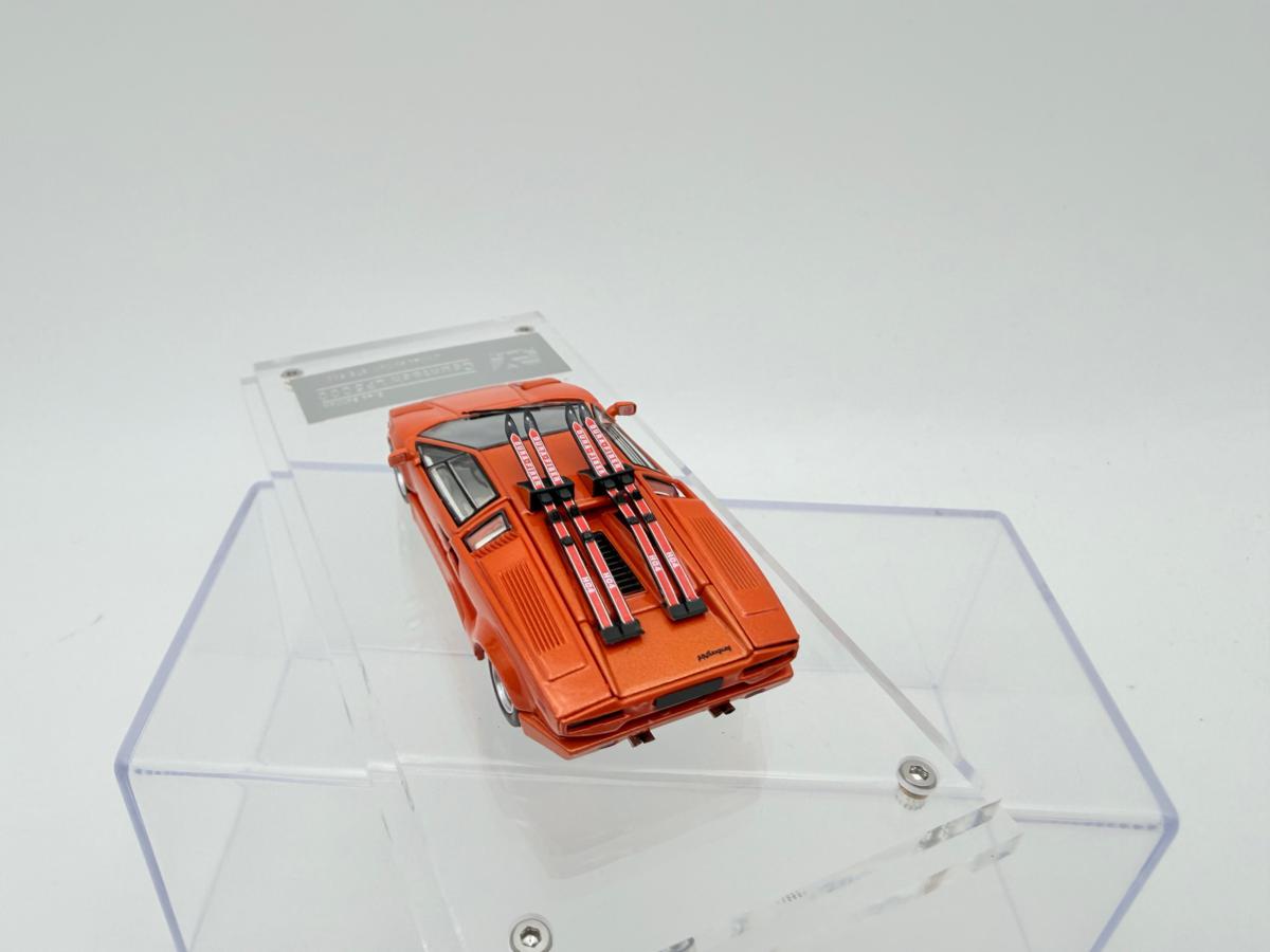 FINDCLASSIC 1:64 LAMBORGHINI COUNTACH P5000 SLED EDITION ORANGE - Image 4