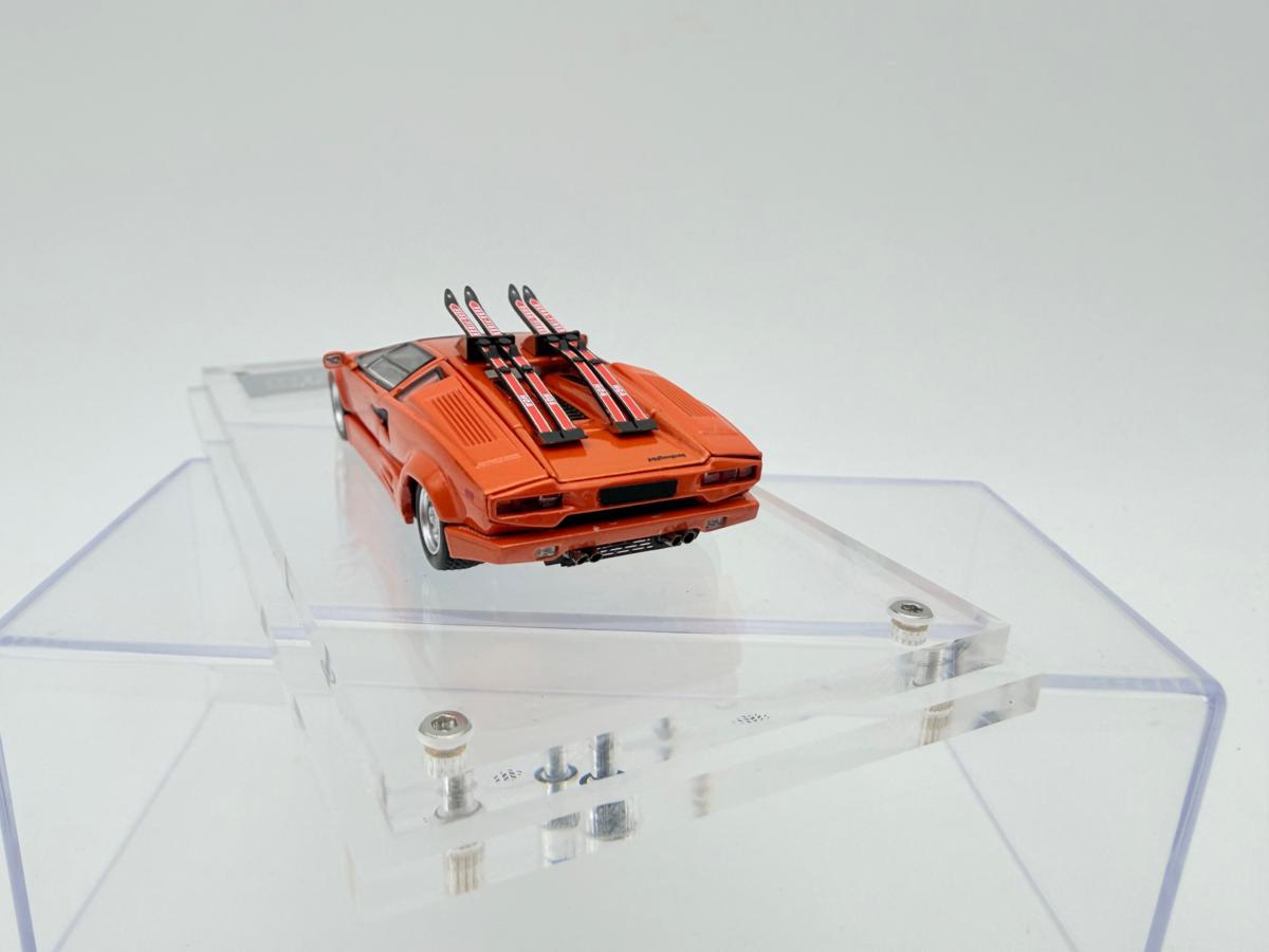 FINDCLASSIC 1:64 LAMBORGHINI COUNTACH P5000 SLED EDITION ORANGE - Image 5