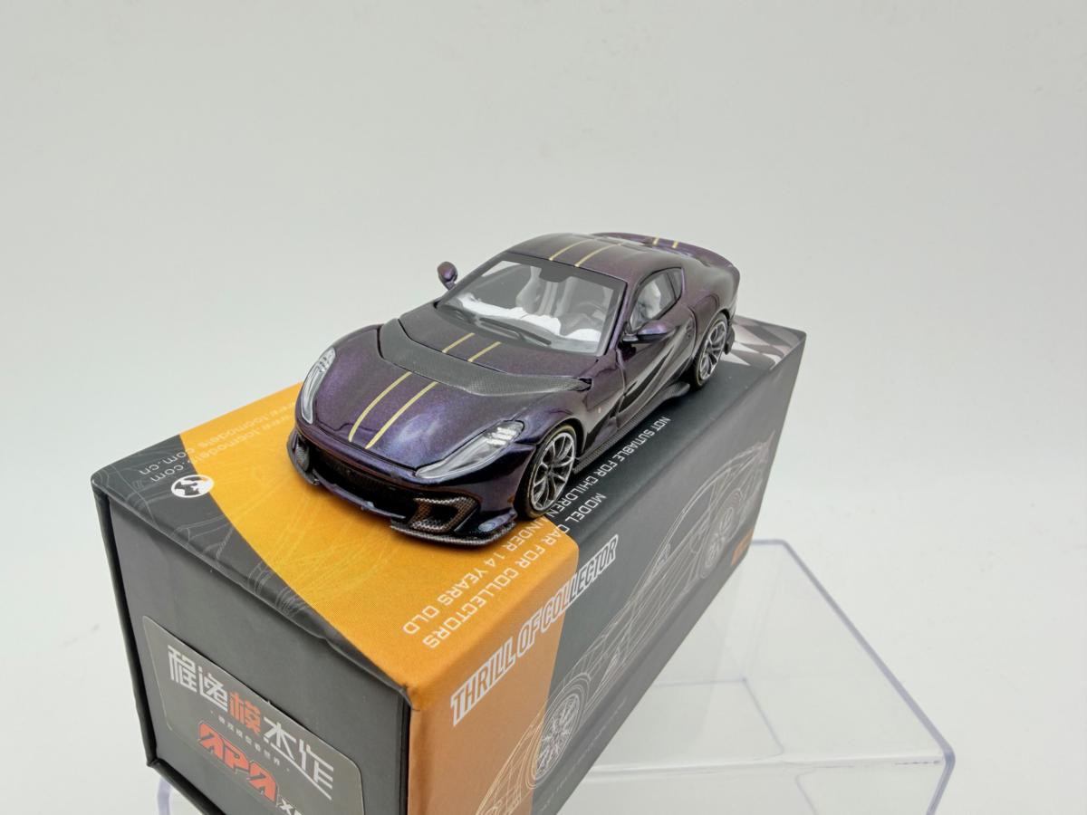TOC 1:64 FERRARI 812C CHAMELEON PURPLE – Bild 2