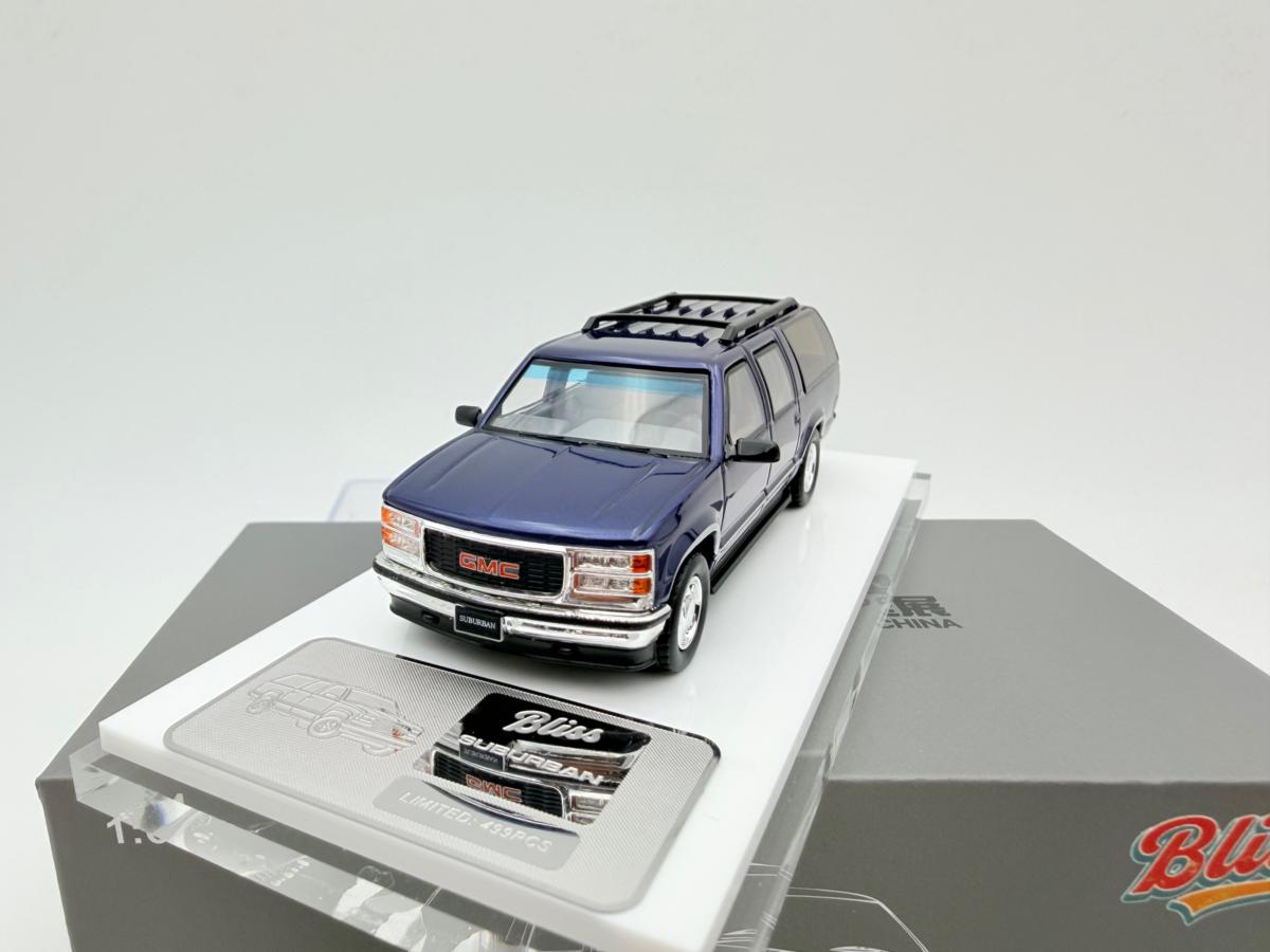 BLISS 1:64 GMC SUBURBAN GMT400 BLUE NOVEDAD - Imagen 3