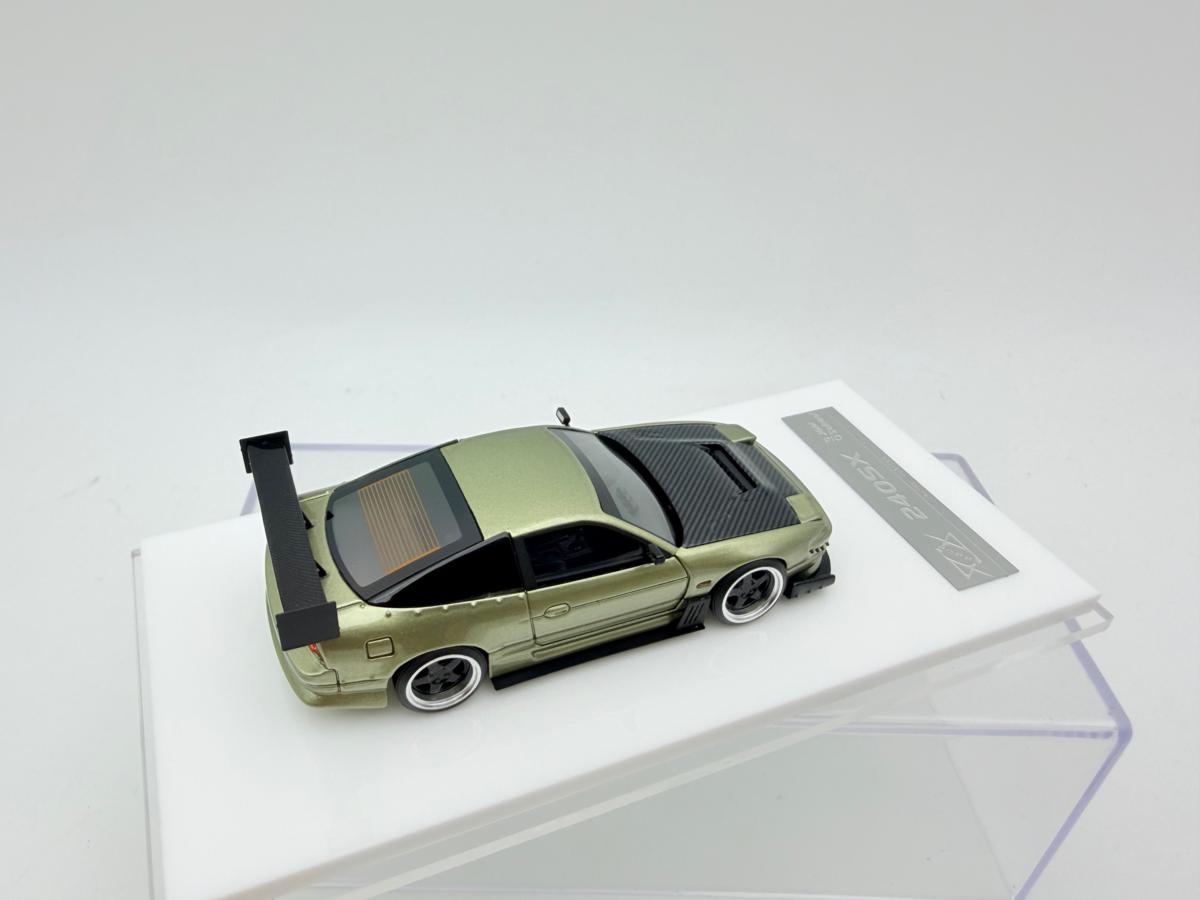 ERROR404 1:64 NISSAN 240SX STREETCAR GREEN CARBON COVER NOVEDAD - Imagen 4