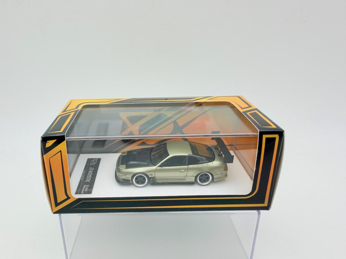 ERROR404 1:64 NISSAN 240SX STREETCAR GREEN CARBON COVER NOVEDAD - Imagen 5