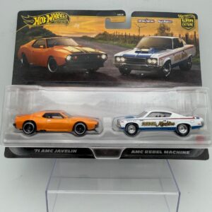 HOTWHEELS 1:64 SET AMC JAVELIN AND REBEL MACHINE
